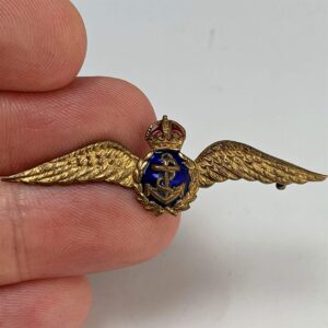 WW1 British Royal Naval Air Service RNAS Navy Sweetheart Brooch