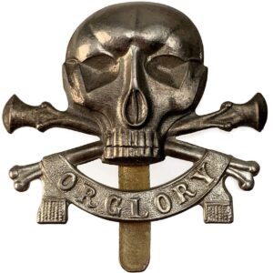 WW2 17th / 21st Lancers (Deaths Head) Regiment Cap Badge