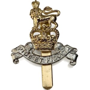 Royal Army Pay Corps RAPC Staybrite Anodised Cap Badge - Staybright