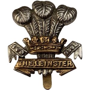 WW1 Leinster Regiment Irish Cap Badge