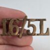 16th / 5th The Queen's Royal Lancers Regiment Shoulder Title