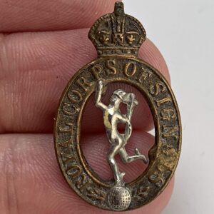 WW2 Royal Corps of Signals RCOS Collar Badge