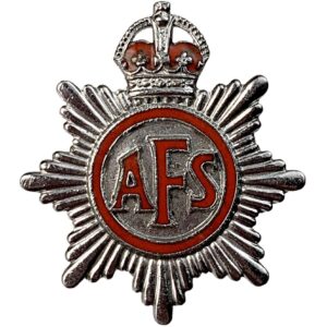 WW2 Auxiliary Fire Service AFS Lapel Badge
