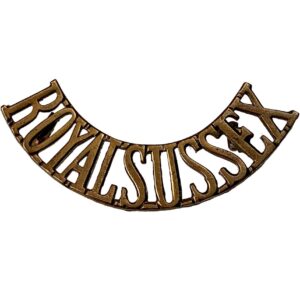 WW1 Royal Sussex Regiment Shoulder Title