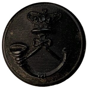 Victorian The Rifle Brigade Regiment Plastic Bakelite Tunic Button - 22mm