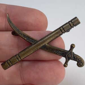 British Army Generals Crossed Sword & Baton Insignia Rank Pip
