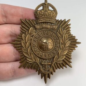Royal Marines Corps HELMET PLATE Cap Badge