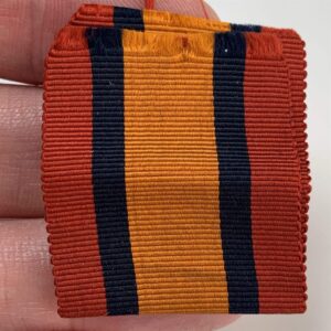 Boer War Spare Queens South Africa QSA Medal SILK Ribbon - 3.25 Inches