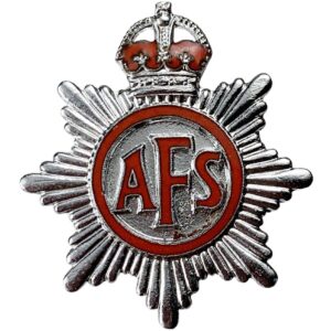 WW2 Auxiliary Fire Service AFS Lapel Badge