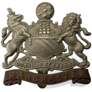 WW1 Manchester Regiment Cap Badge - FIRST PATTERN