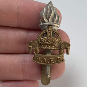 WW2 Royal Army Educational Corps RAEC Cap Badge