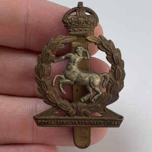 WW2 Royal Army Veterinary Corps RAVC Cap Badge
