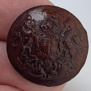 WW1 Royal Flying Corps LEATHER Buttons for RFC Ground Crew Overalls - 26mm