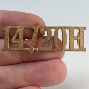 14th / 20th Kings Hussars Regiment King's Shoulder Title