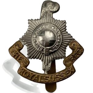 WW1 Royal Sussex Regiment Cap Badge