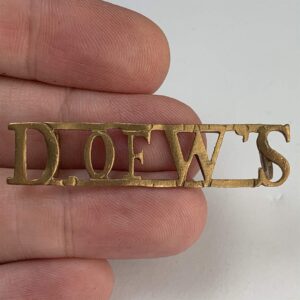 Duke of Wellingtons West Riding Regiment Shoulder Title
