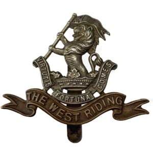 WW1 Duke of Wellingtons West Riding Regiment Cap Badge