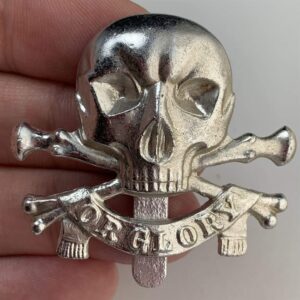 17th / 21st Lancers Regiment Staybrite Anodised Cap Badge - Staybright