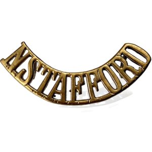 North Staffordshire (Stafford) Regiment Shoulder Title