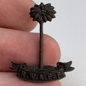 Royal West African Frontier Field Force RWAFF Officers BRONZE Collar Badge