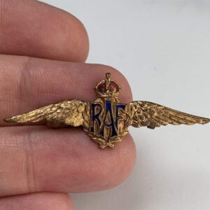 WW2 Royal Air Force RAF Wings Sweetheart Brooch - 61mm
