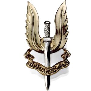 Special Air Service SAS Regiment Staybrite Anodised Cap Badge - Staybright