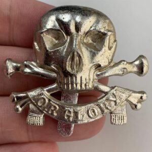 17th / 21st Lancers Regiment Staybrite Anodised Cap Badge - Staybright
