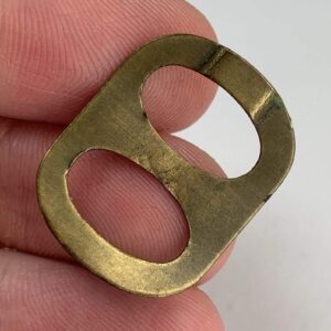 Original Issue WW1 Cap Badge Slider Retaining Backing Clip Fixing