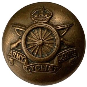 WW1 Army Cyclist Corps Cyclists Regiment Tunic Button - 19mm