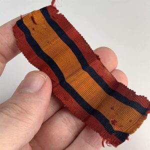 Boer War Spare Queens South Africa QSA Medal SILK Ribbon - 4 Inches
