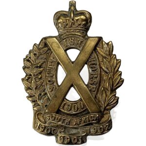 Scottish Horse Regiment Collar Badge