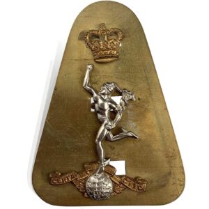 Royal Corps of Signals RCOS Cap Badge DUAL CONSTRUCTION - Queens Crown