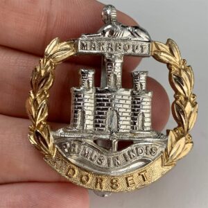 Dorset Regiment Dorsetshire Staybrite Anodised Cap Badge - Staybright