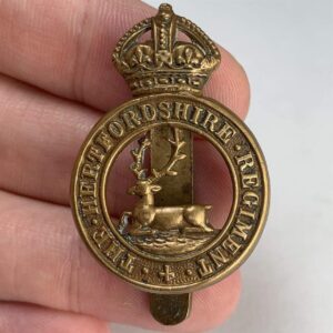 WW1 Hertfordshire Regiment Cap Badge