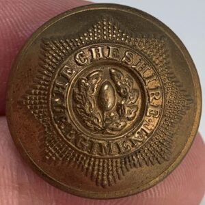 Cheshire Regiment Tunic Button - 26mm