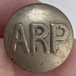 Air Raid Precautions ARP Wardens Tunic Button - 26mm
