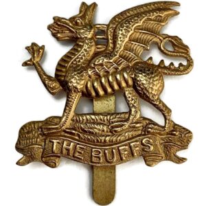 WW2 Royal East Kent (The Buffs) Regiment Cap Badge