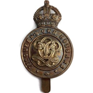 7th Queens Own Hussars Regiment (Queen's) Cap Badge