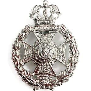 The Rifle Brigade Regiment Staybrite Anodised Cap Badge - Staybright