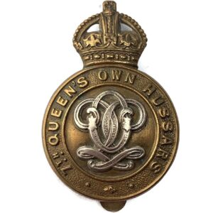 7th Queens Own Hussars Regiment (Queen's) Cap Badge