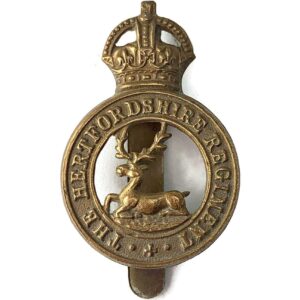 WW1 Hertfordshire Regiment Cap Badge