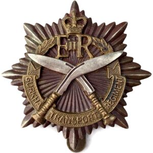 Gurkha Transport Regiment Cap Badge - Queens Crown