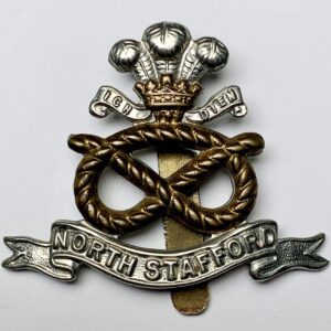 WW2 North Staffordshire (Stafford) Regiment Cap Badge