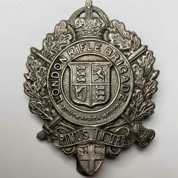 WW1 London Rifle Brigade 5th Battalion, City of London Regiment Cap ...