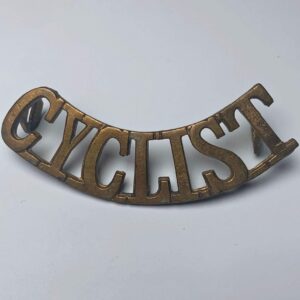 WW1 Army Cyclist Corps (Cyclists Regiment) Shoulder Title