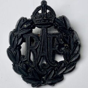 WW2 Royal Air Force RAF PLASTIC Economy Issue Cap Badge