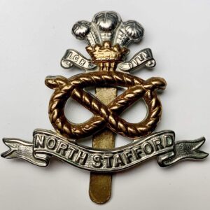 WW1 North Staffordshire (Stafford) Regiment Cap Badge