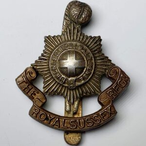 WW1 Royal Sussex Regiment Cap Badge