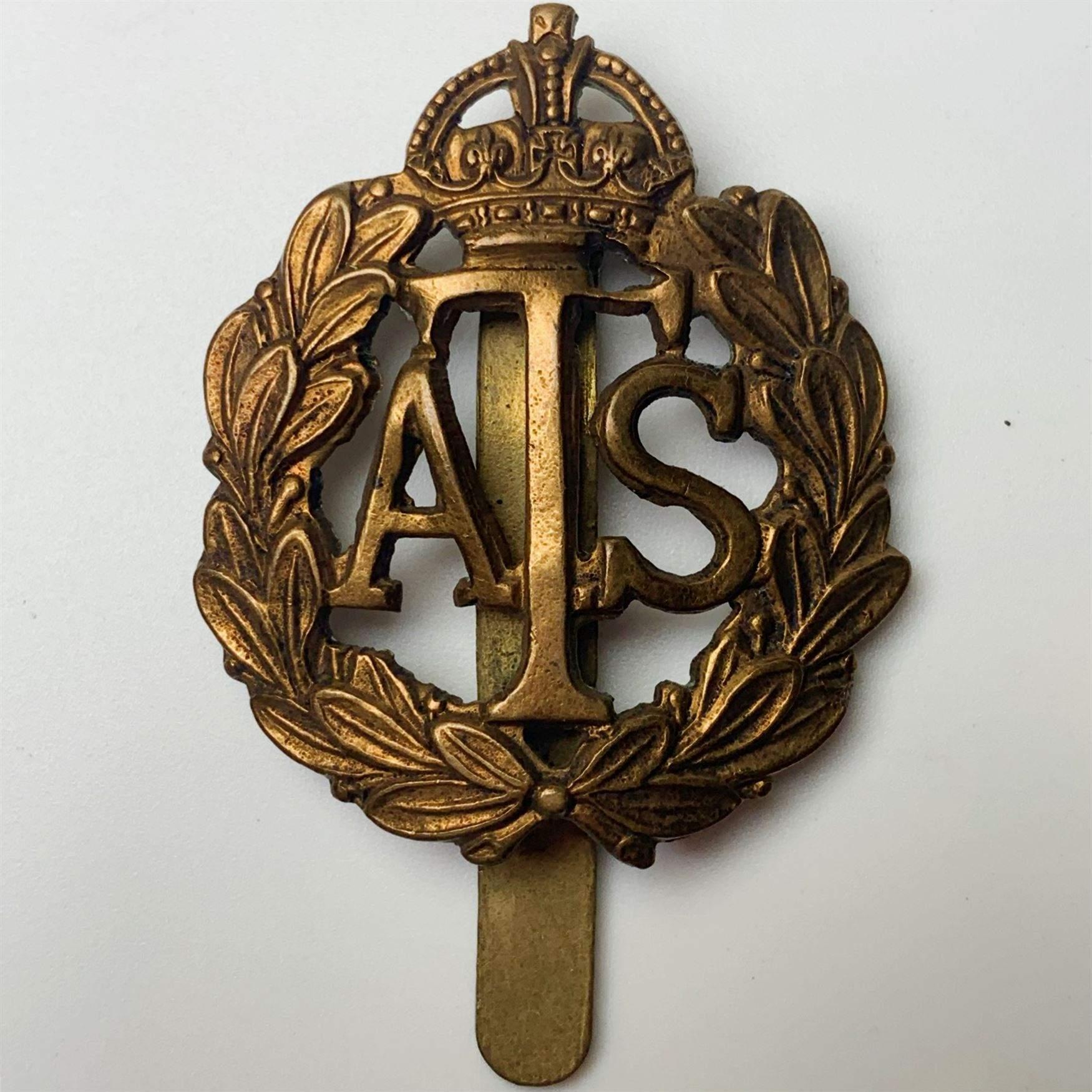 WW2 Auxiliary Territorial Service Corps ATS Cap Badge - British ...