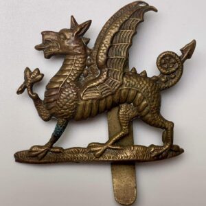 WW1 1st Monmouthshire Regiment Cap Badge - First Pattern